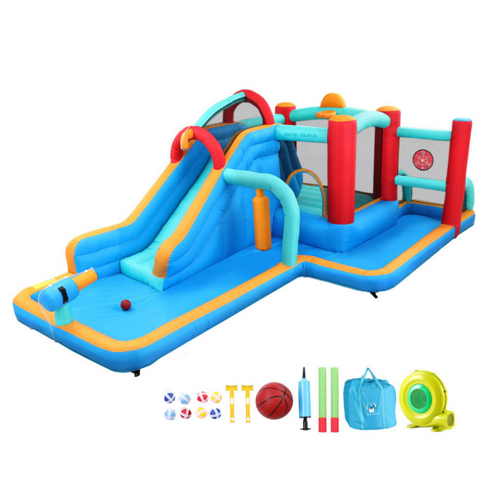 Kids Inflatable Water Slide Splash Pool Park Jumping Castle Bounce