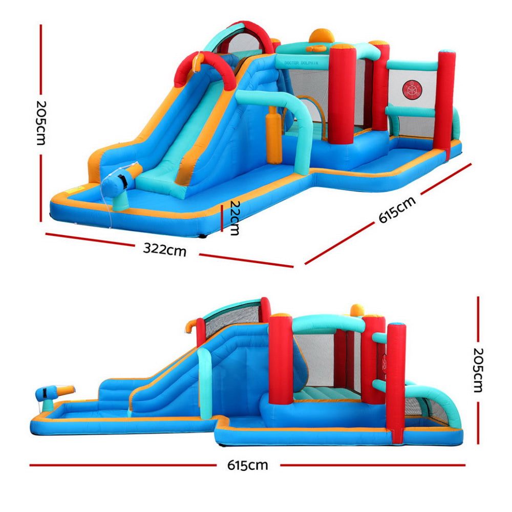 Kids Inflatable Water Slide Splash Pool Park Jumping Castle Bounce