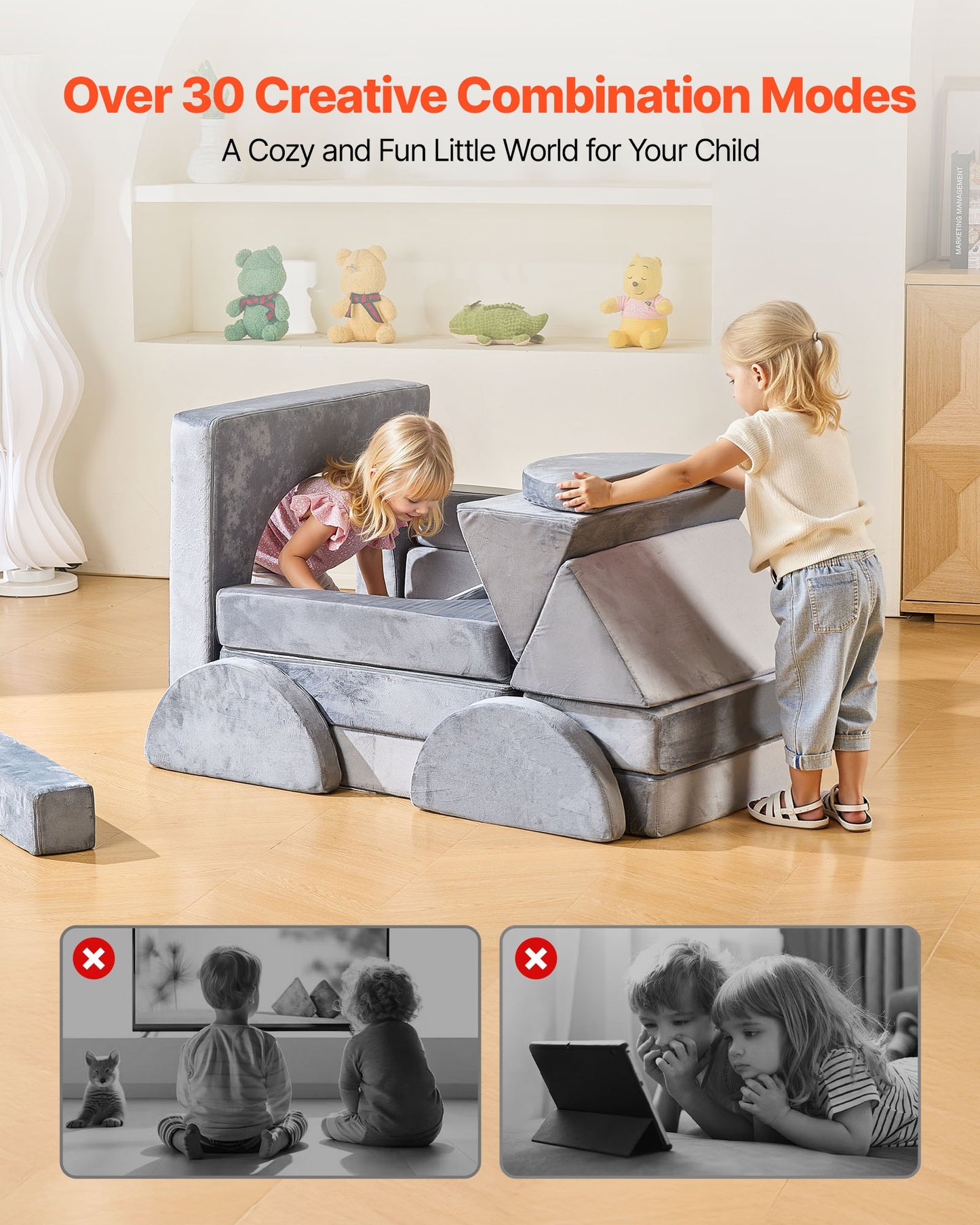 Modular Kids Play Couch