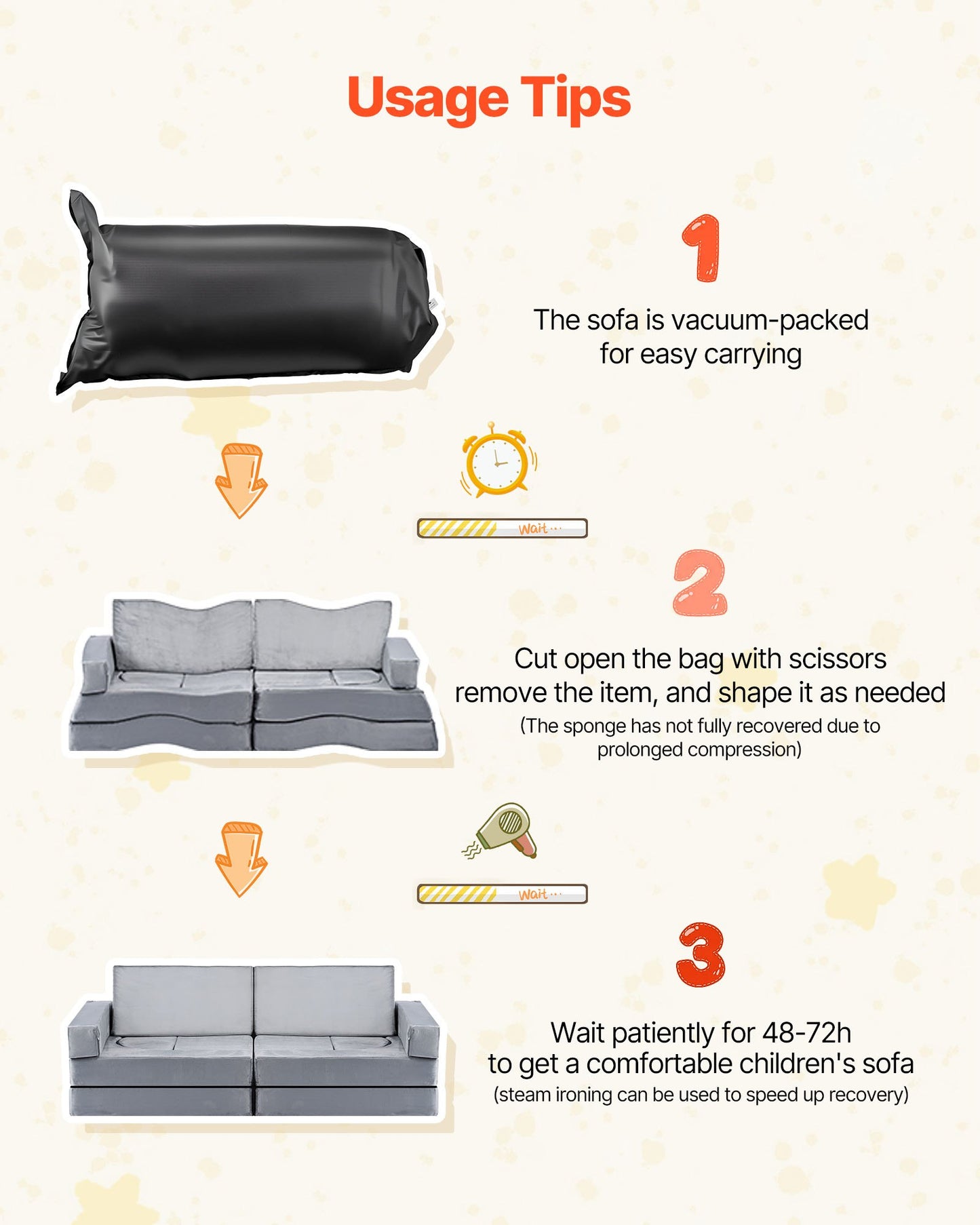 Modular Kids Play Couch