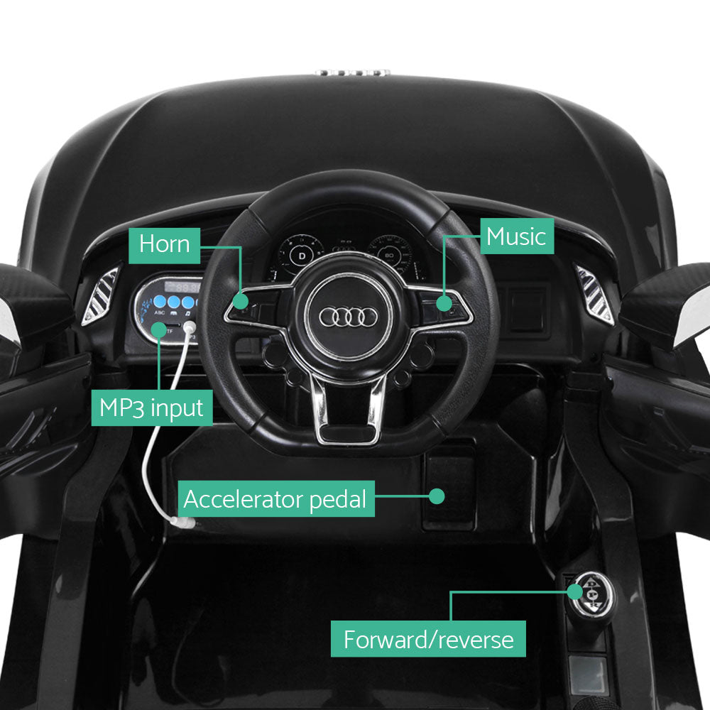Kids Licensed Audi R8 Ride On Car