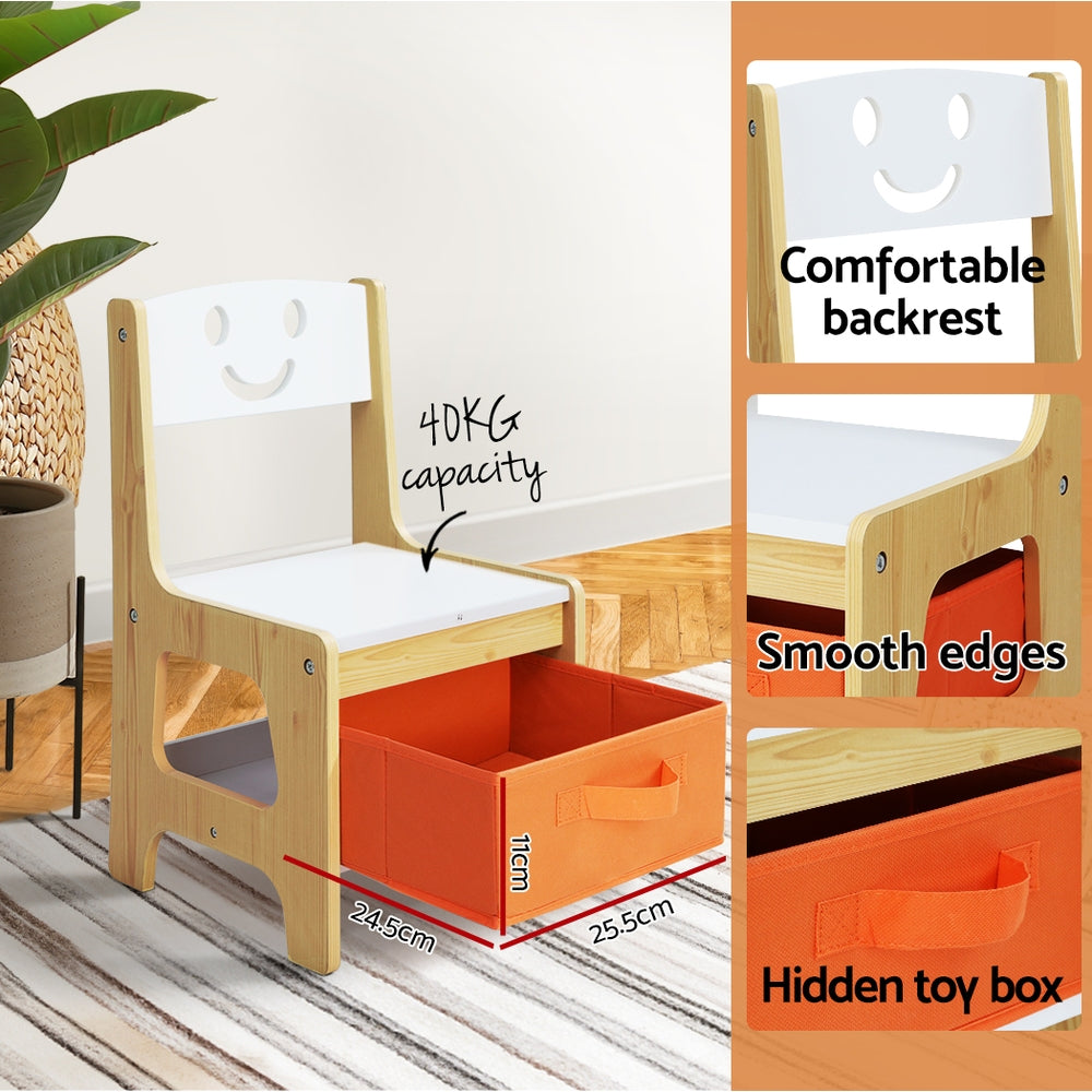 Keezi 3PCS Kids Table and Chairs Set