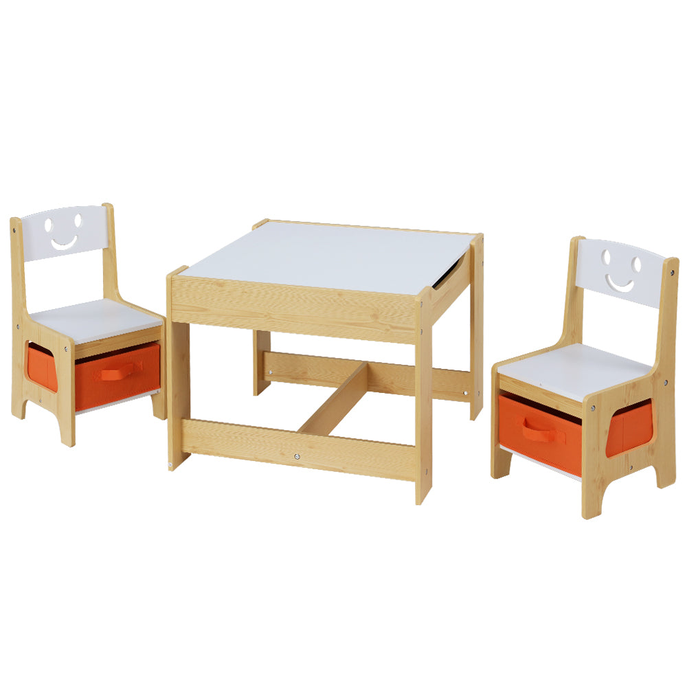 Keezi 3PCS Kids Table and Chairs Set